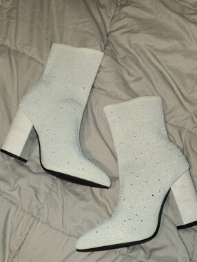 MIA Crystal Heeled Boots